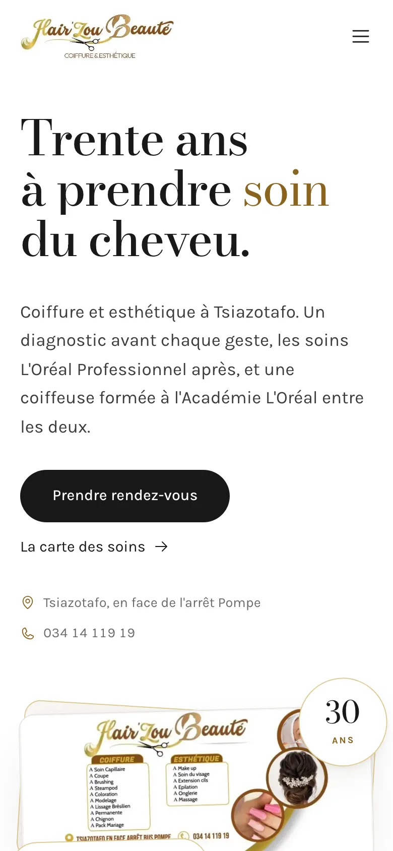 Hair'Zou Beauté, mobile